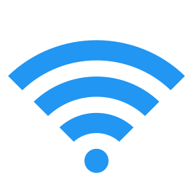 Fusionyx Icon - Infrastructuur - WiFi Blue